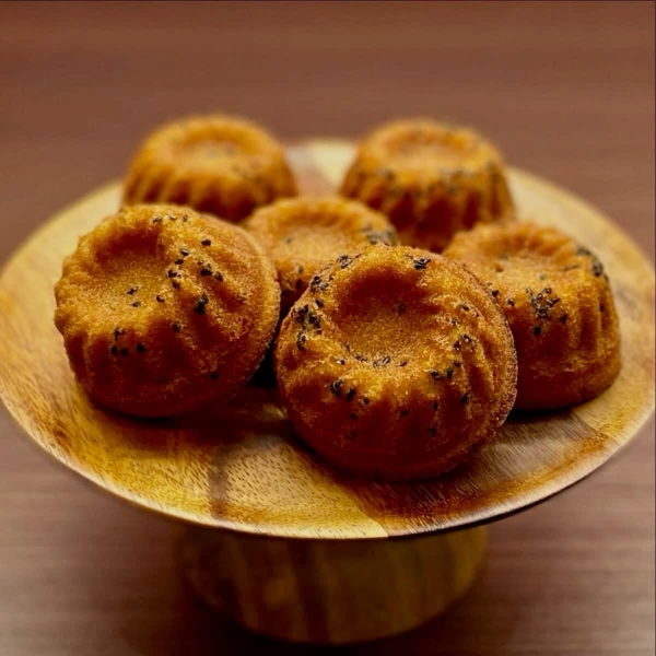 【さつま芋のほっこりクグロフ】〜さつま芋と黒糖のケーク〜